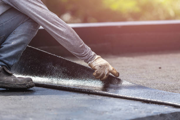 Professional Waterproofing technician working in Glassboro, NJ